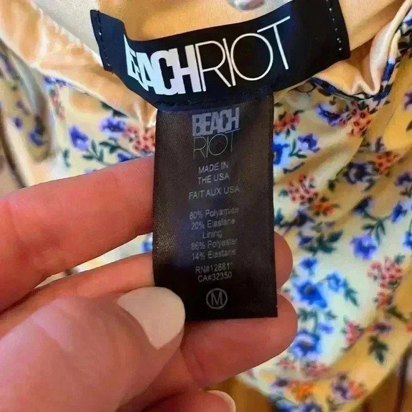 Beach Riot Caitlin Bikini-Sz M - Picture 4 of 5